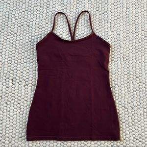 lululemon Power Y Tank *Luon Bordeaux Drama 8